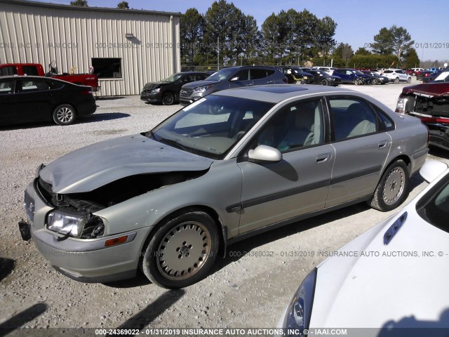 YV1TS94D011173080 - 2001 VOLVO S80 SILVER photo 2