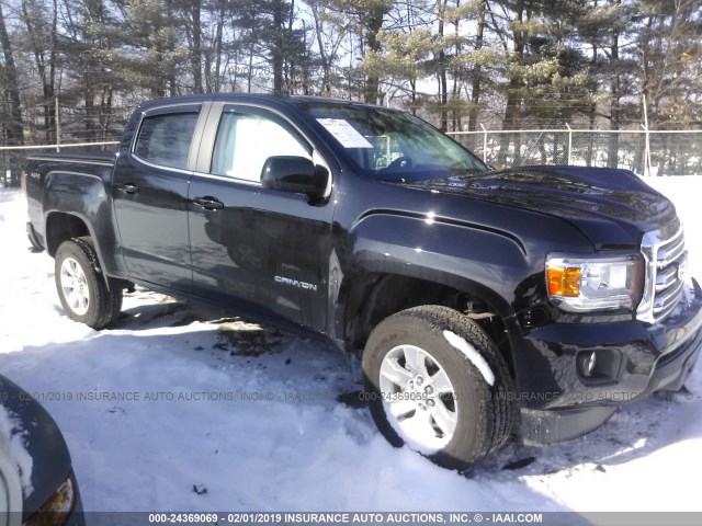 1GTG6CEN1J1141206 - 2018 GMC CANYON SLE BLACK photo 1