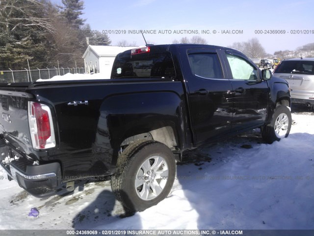 1GTG6CEN1J1141206 - 2018 GMC CANYON SLE BLACK photo 4