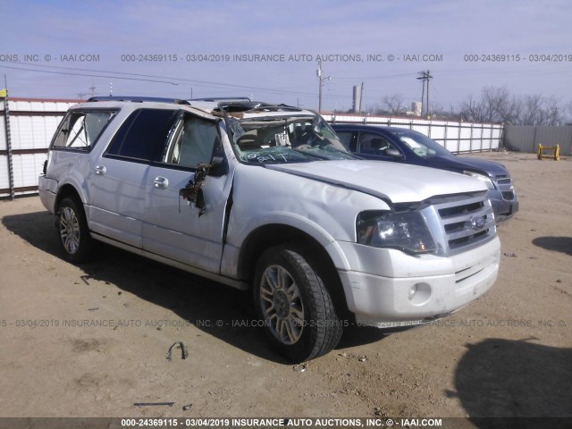 1FMJK1K52DEF61642 - 2013 FORD EXPEDITION EL LIMITED WHITE photo 1