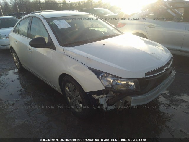 1G1PC5SH5C7175077 - 2012 CHEVROLET CRUZE LS WHITE photo 1