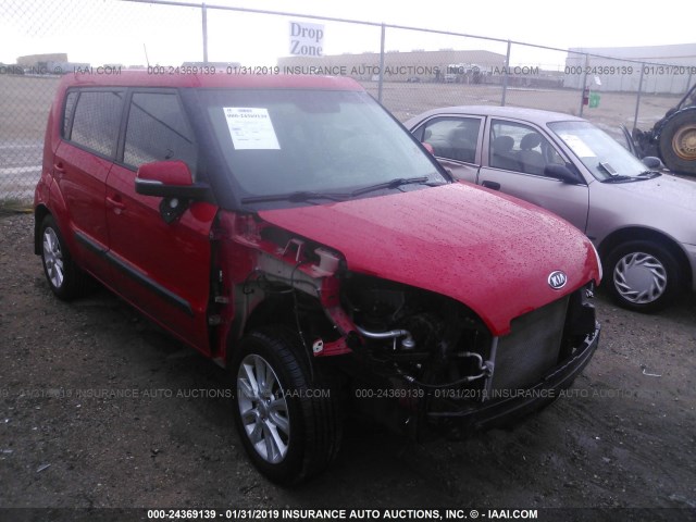 KNDJT2A67C7425902 - 2012 KIA SOUL +/!/SPORT RED photo 1