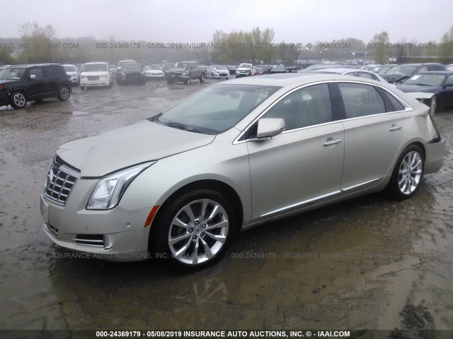 2G61M5S31F9274757 - 2015 CADILLAC XTS LUXURY COLLECTION TAN photo 2