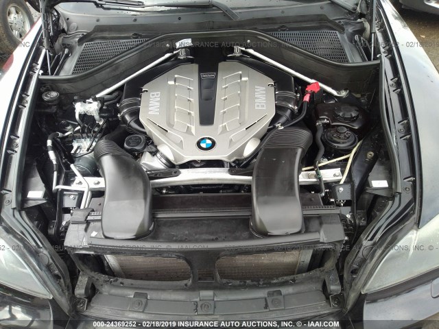 5UXZV8C51BLL67553 - 2011 BMW X5 XDRIVE50I BLACK photo 10
