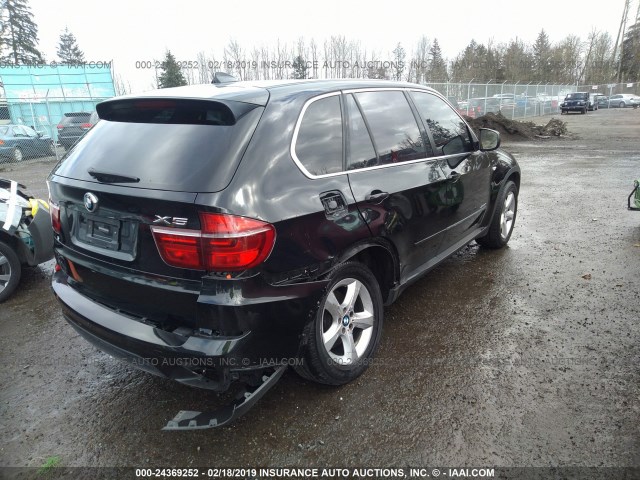 5UXZV8C51BLL67553 - 2011 BMW X5 XDRIVE50I BLACK photo 4