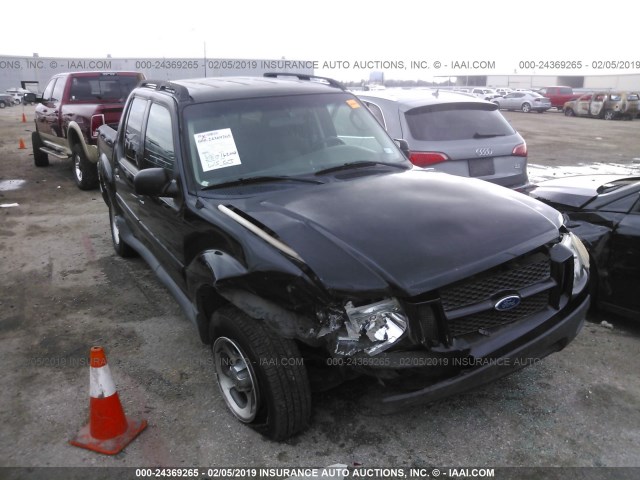 1FMZU67K04UA78150 - 2004 FORD EXPLORER SPORT TR  BLACK photo 1