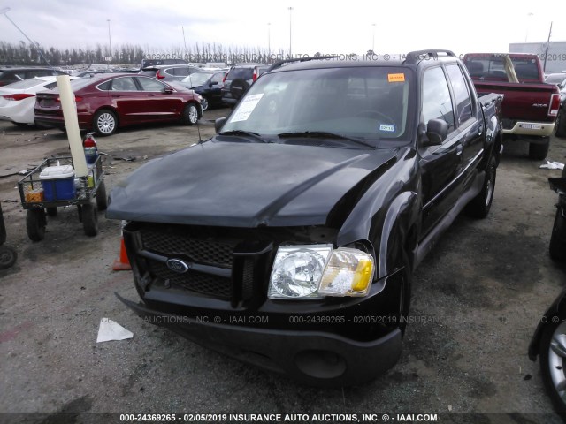 1FMZU67K04UA78150 - 2004 FORD EXPLORER SPORT TR  BLACK photo 2