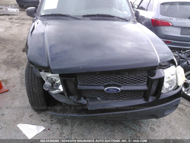 1FMZU67K04UA78150 - 2004 FORD EXPLORER SPORT TR  BLACK photo 6