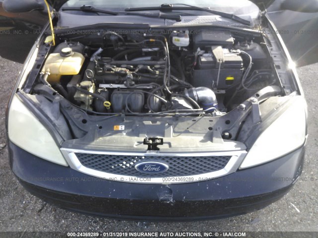 1FAFP37N37W246286 - 2007 FORD FOCUS ZX5/S/SE/SES BLACK photo 10