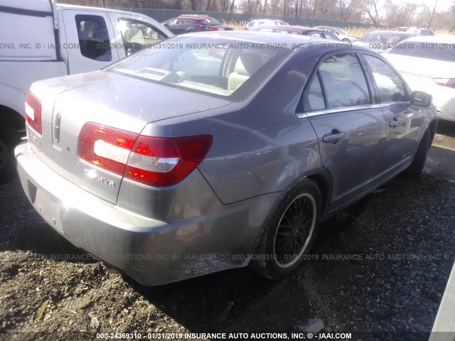 3LNHM26106R659736 - 2006 LINCOLN ZEPHYR GRAY photo 4