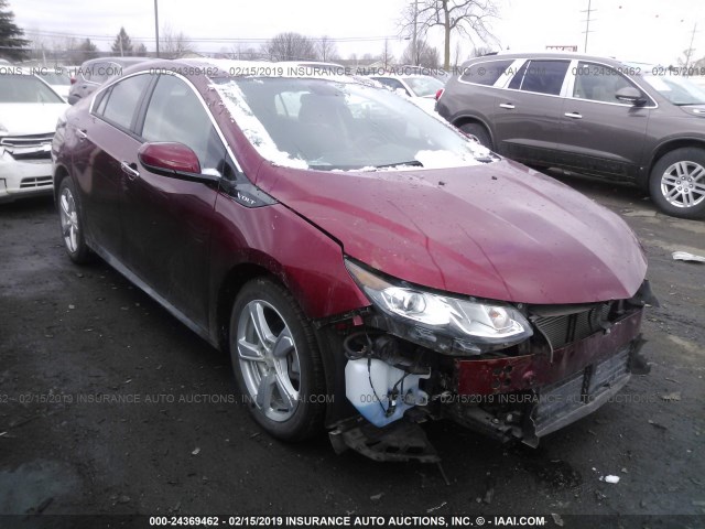 1G1RA6S59JU108989 - 2018 CHEVROLET VOLT LT RED photo 1