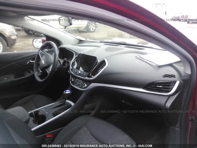 1G1RA6S59JU108989 - 2018 CHEVROLET VOLT LT RED photo 5