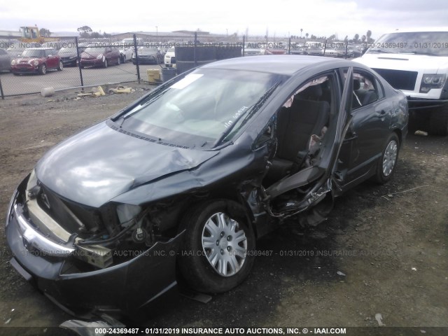 19XFA1F3XAE077790 - 2010 HONDA CIVIC VP GRAY photo 2