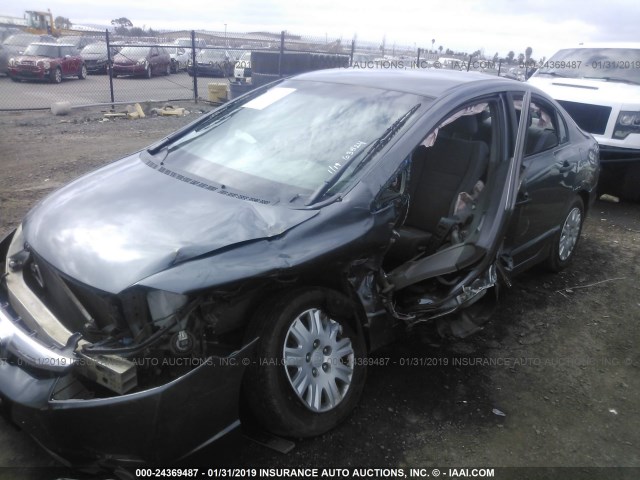 19XFA1F3XAE077790 - 2010 HONDA CIVIC VP GRAY photo 6