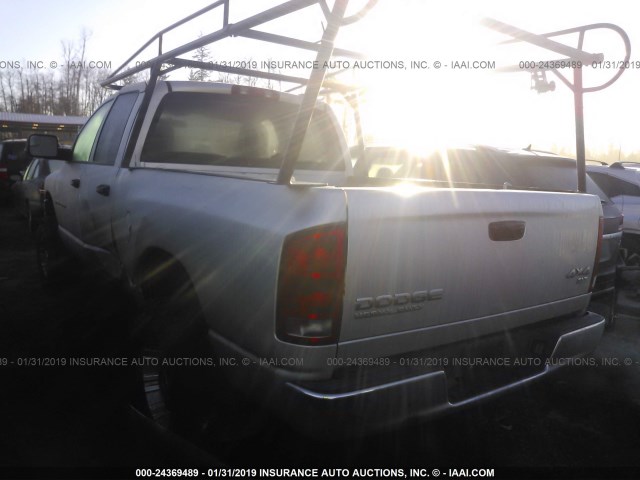 3D7KU28D63G779250 - 2003 DODGE RAM 2500 ST/SLT SILVER photo 3