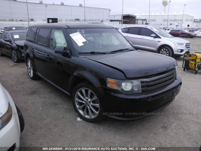 2FMGK5DC1BBD12528 - 2011 FORD FLEX LIMITED BLACK photo 1