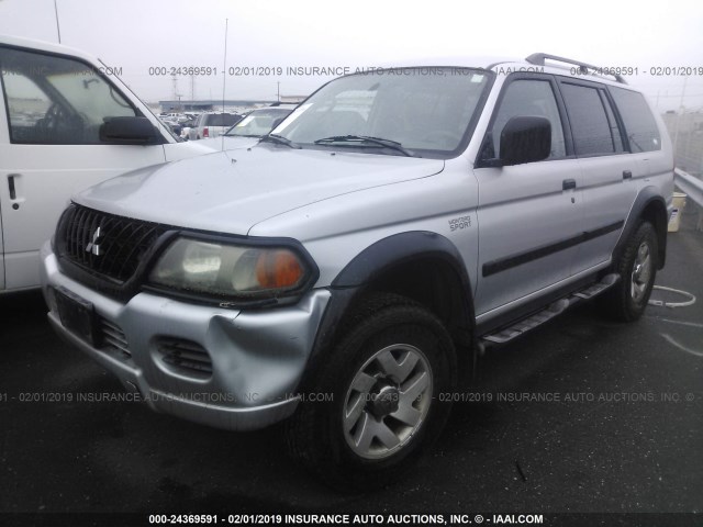 JA4MT21H23J033955 - 2003 MITSUBISHI MONTERO SPORT ES/SPORT LS SILVER photo 2