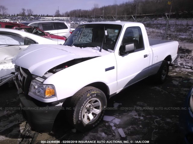 1FTKR1AD3BPA95475 - 2011 FORD RANGER WHITE photo 2