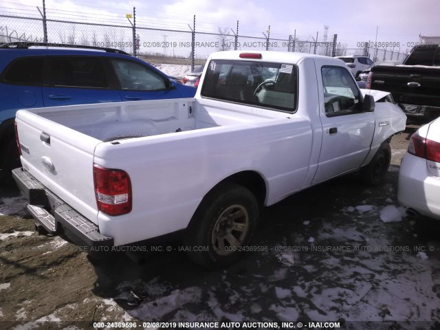 1FTKR1AD3BPA95475 - 2011 FORD RANGER WHITE photo 4