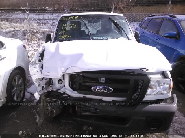 1FTKR1AD3BPA95475 - 2011 FORD RANGER WHITE photo 6