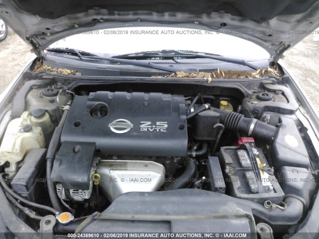 1N4AL11D53C273690 - 2003 NISSAN ALTIMA S/SL SILVER photo 10