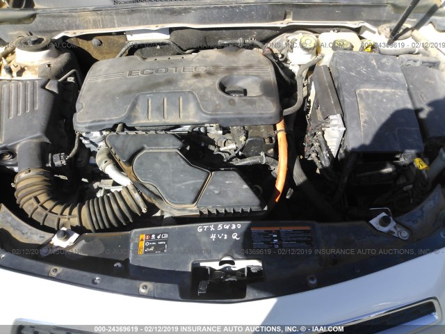 1G11D5RR6DF110778 - 2013 CHEVROLET MALIBU 1LT WHITE photo 10