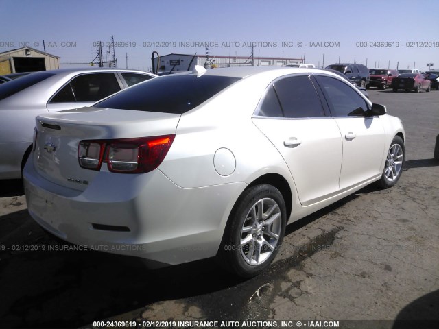 1G11D5RR6DF110778 - 2013 CHEVROLET MALIBU 1LT WHITE photo 4