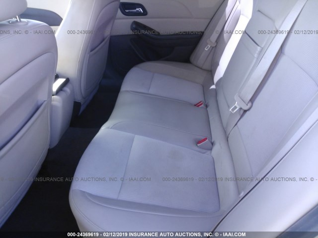 1G11D5RR6DF110778 - 2013 CHEVROLET MALIBU 1LT WHITE photo 8