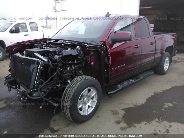 1GCVKREC4HZ105719 - 2017 CHEVROLET SILVERADO K1500 LT 红色 照片 2