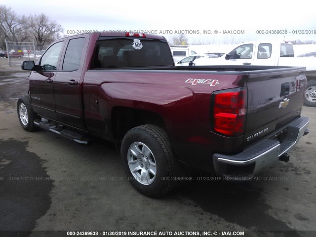 1GCVKREC4HZ105719 - 2017 CHEVROLET SILVERADO K1500 LT 红色 照片 3