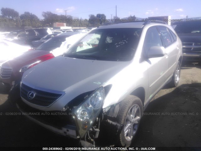 JTJHW31U660017928 - 2006 LEXUS RX 400 SILVER photo 2