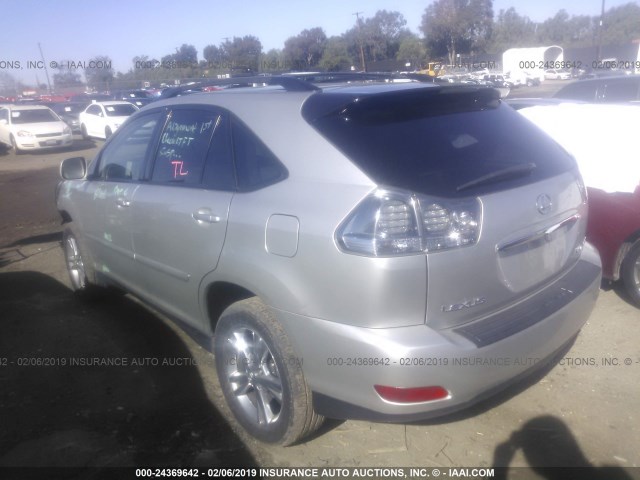 JTJHW31U660017928 - 2006 LEXUS RX 400 SILVER photo 3