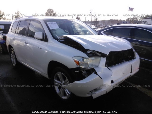 JTEDS42A182066514 - 2008 TOYOTA HIGHLANDER LIMITED WHITE photo 1