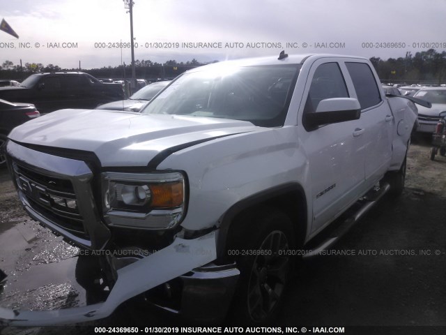 3GTP1UEC8EG509021 - 2014 GMC SIERRA C1500 SLE WHITE photo 2