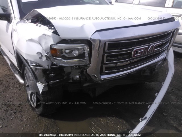 3GTP1UEC8EG509021 - 2014 GMC SIERRA C1500 SLE WHITE photo 6