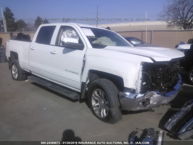 1GCUKREC6JF242549 - 2018 CHEVROLET SILVERADO K1500 LT WHITE photo 1