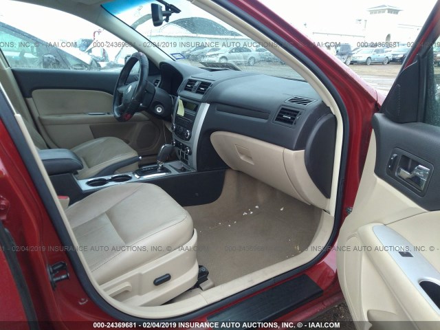 3MEHM0JA4AR602950 - 2010 MERCURY MILAN PREMIER RED photo 5