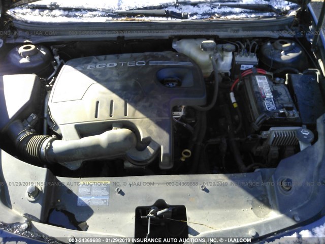 1G1ZC5EB1AF122590 - 2010 CHEVROLET MALIBU 1LT 蓝色 照片 10