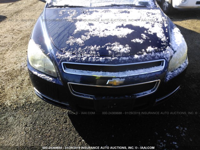 1G1ZC5EB1AF122590 - 2010 CHEVROLET MALIBU 1LT 蓝色 照片 6