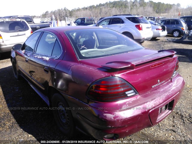 1G2NE52E95M107324 - 2005 PONTIAC GRAND AM SE RED photo 3