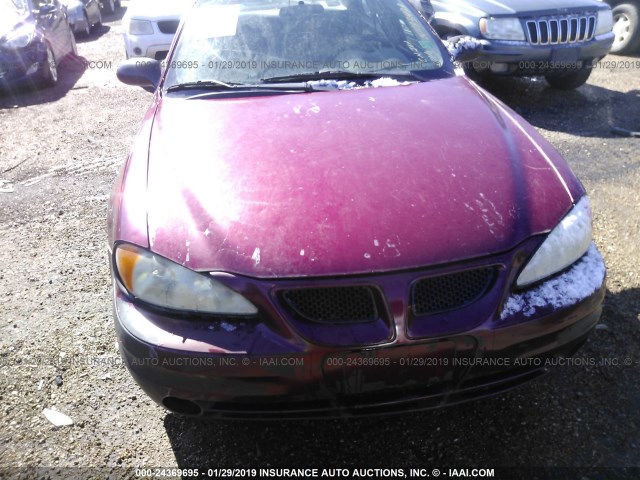 1G2NE52E95M107324 - 2005 PONTIAC GRAND AM SE RED photo 6