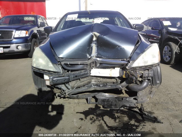 1HGCM66467A041012 - 2007 HONDA ACCORD SE BLUE photo 6