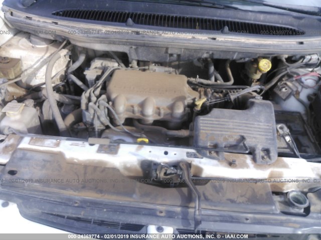 2B4GP2539YR768339 - 2000 DODGE CARAVAN WHITE photo 10