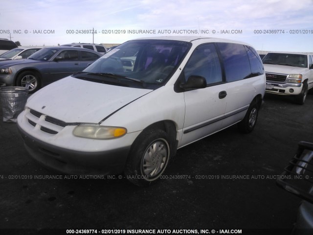 2B4GP2539YR768339 - 2000 DODGE CARAVAN WHITE photo 2