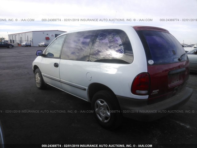 2B4GP2539YR768339 - 2000 DODGE CARAVAN WHITE photo 3