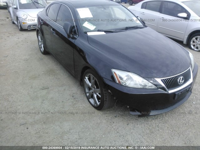 JTHBK262392088193 - 2009 LEXUS IS 250 BLACK photo 6