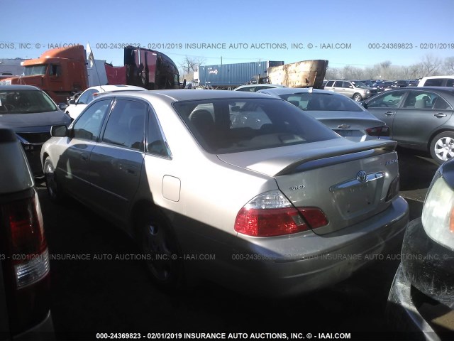 4T1BF28B33U328045 - 2003 TOYOTA AVALON XL/XLS GOLD photo 3