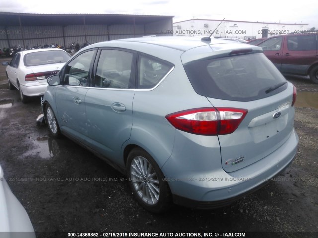 1FADP5CU9DL515081 - 2013 FORD C-MAX PREMIUM BLUE photo 3