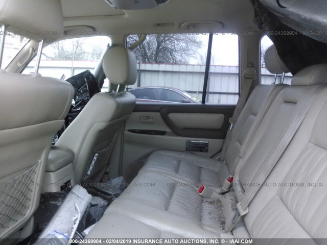 JTEHT05J972104931 - 2007 TOYOTA LAND CRUISER  WHITE photo 8