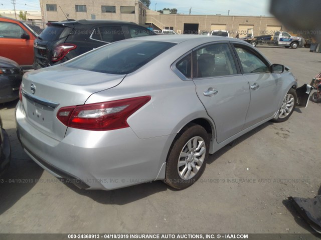 1N4AL3AP3JC128392 - 2018 NISSAN ALTIMA 2.5/S/SV/SL/SR SILVER photo 4